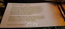 ROBIN OF SHERWOOD, Hernes Arrow Prop REPLICA Silver Plated LTD ED. Michael Praed