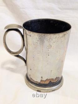 R. H Silver Plated Tankard Forres Bowling Green Glasgow Trophy 1885