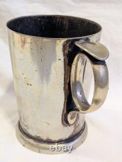 R. H Silver Plated Tankard Forres Bowling Green Glasgow Trophy 1885