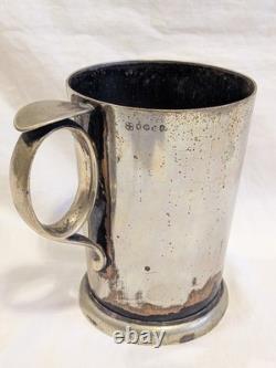 R. H Silver Plated Tankard Forres Bowling Green Glasgow Trophy 1885