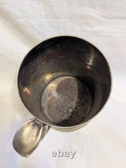 R. H Silver Plated Tankard Forres Bowling Green Glasgow Trophy 1885