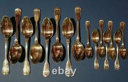 Rare 48 Piece Set Antique J A Henckels Zwillingswerk Silverplate Cutlery 8 Place