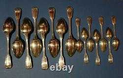 Rare 48 Piece Set Antique J A Henckels Zwillingswerk Silverplate Cutlery 8 Place