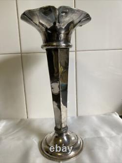 Rare Antique MacKay & Chisholm Edinburgh Silverplate 24 Cm Vase