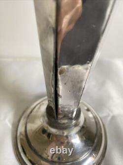 Rare Antique MacKay & Chisholm Edinburgh Silverplate 24 Cm Vase