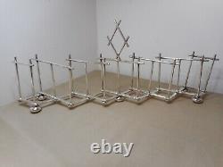 Rare Antique Modernist Expandable Christopher Dresser Toast Rack Silverplated