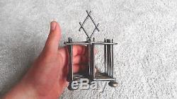 Rare Antique Silverplated Expandable Toast Rack Style Of Christopher Dresser