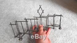 Rare Antique Silverplated Expandable Toast Rack Style Of Christopher Dresser
