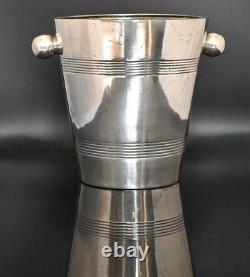 Rare Collectable 1938 Art Deco English Gleaming Silver Plate Ice Bucket