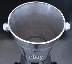 Rare Collectable 1938 Art Deco English Gleaming Silver Plate Ice Bucket