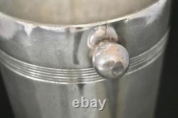 Rare Collectable 1938 Art Deco English Gleaming Silver Plate Ice Bucket