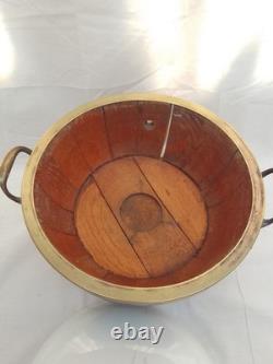 Rare Complete Original Antique Oak Trophy Bowl with Wedgwood Liner Silver Plated