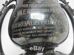 Rare Nj 1899 Valencia Rosedale Boat Club 25th Regatta Trophy One Mile Guttenberg