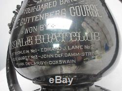 Rare Nj 1899 Valencia Rosedale Boat Club 25th Regatta Trophy One Mile Guttenberg