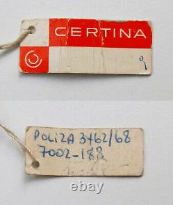 Rare Nos Certina Ref 7002 168 100 % Original Cal. 28-10 Circa 1966