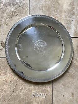 Rare Original Gianni Versace Sterling Silver Medusa Plate