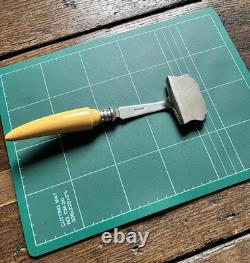 Rare Plate Lifter in Brite-Cut Design, Silver-plated with Bone Handle Vintage
