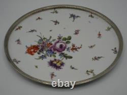Rare Solid Silver Poincon Minerva And Porcelain Presentation Plate No. 2