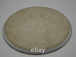 Rare Solid Silver Poincon Minerva And Porcelain Presentation Plate No. 2