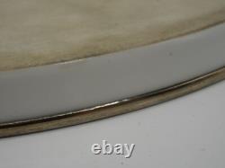 Rare Solid Silver Poincon Minerva And Porcelain Presentation Plate No. 2