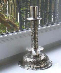Rare Victorian Ornate Silver Plated Table Lamp Base-hukin & Heath
