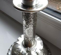 Rare Victorian Ornate Silver Plated Table Lamp Base-hukin & Heath
