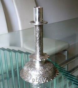 Rare Victorian Ornate Silver Plated Table Lamp Base-hukin & Heath