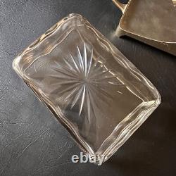 Rare Vintage Antique Wmf Germany Art Nouveau Silver Plate Lidded Butter Dish