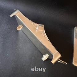 Rare Vintage Antique Wmf Germany Art Nouveau Silver Plate Lidded Butter Dish