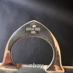 Rare Vintage Antique Wmf Germany Art Nouveau Silver Plate Lidded Butter Dish