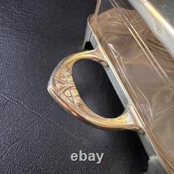 Rare Vintage Antique Wmf Germany Art Nouveau Silver Plate Lidded Butter Dish