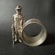 Rare Vintage Antique Ww1 Australian Military Soldier Silver Plate Napkin Ring