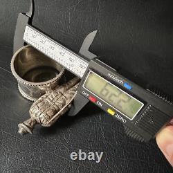 Rare Vintage Antique Ww1 Australian Military Soldier Silver Plate Napkin Ring