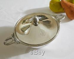 Rare Vintage Christofle Hotel Grande Bretagne, Greece Silver Plate Serving Dish