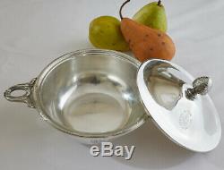 Rare Vintage Christofle Hotel Grande Bretagne, Greece Silver Plate Serving Dish