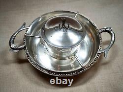 Rare Vintage DESCHAMPS Frères French Silver-Plated CAVIAR Chiller BOWL