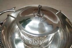 Rare Vintage DESCHAMPS Frères French Silver-Plated CAVIAR Chiller BOWL