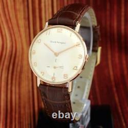 Real Vintage Girard Perregaux Gold Plated Original Dial Manual Wind Gents Watch