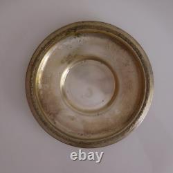 Renaissance Art Nouveau Silver Plated Metal Bowl Plate PN France N2837