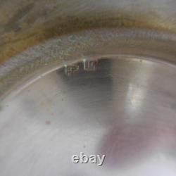 Renaissance Art Nouveau Silver Plated Metal Bowl Plate PN France N2837