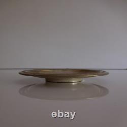 Renaissance Art Nouveau Silver Plated Metal Bowl Plate PN France N2837