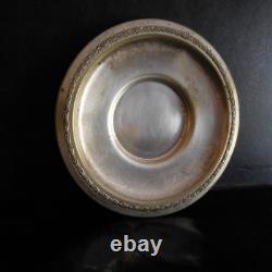 Renaissance Art Nouveau Silver Plated Metal Bowl Plate PN France N2837
