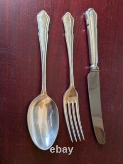 Retro Canteen Silver Plated Cutlery Arthur Price County Collection 50 Pce