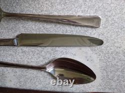 Retro Canteen Silver Plated Cutlery Butlers Cavendish Design 76 Pce