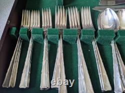 Retro Canteen Silver Plated Cutlery Butlers Cavendish Design 76 Pce