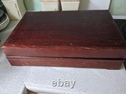 Retro Canteen Silver Plated Cutlery Butlers Cavendish Design 76 Pce