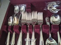 Retro Canteen Silver Plated Cutlery Viners Dubarry Classic 58 Pce Complete