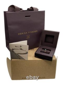 Ring Monica Vinader Gold Vermeil Chrysoprase 925 ring Gold Plated original box