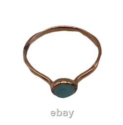 Ring Monica Vinader Gold Vermeil Chrysoprase 925 ring Gold Plated original box