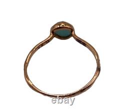 Ring Monica Vinader Gold Vermeil Chrysoprase 925 ring Gold Plated original box